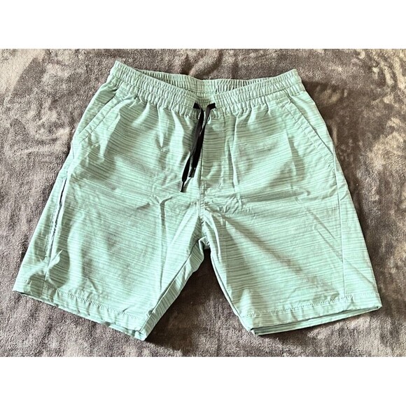Kenneth Cole Other - Kenneth Cole Active Mint Green Drawstring Stretch Shorts Men's Size Small